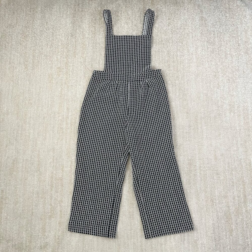 NWT Anthropologie Wide Leg Crop Jumpsuit 8 Seen Worn Kept